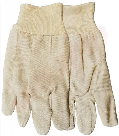 Watson White Knit Cotton Canvas Work Gloves – Large, 24-Pack, Final Sale 1