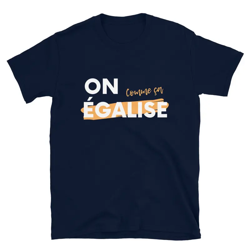 'We Level Up' Deep Navy Short-Sleeve Tee 1