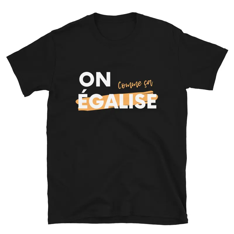 'We Level Up' Onyx Black Comfort Fit T-Shirt 1