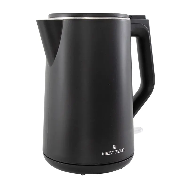 West Bend Cordless 1.5-Liter Electric Kettle – Fast-Boil Black Appliance 1