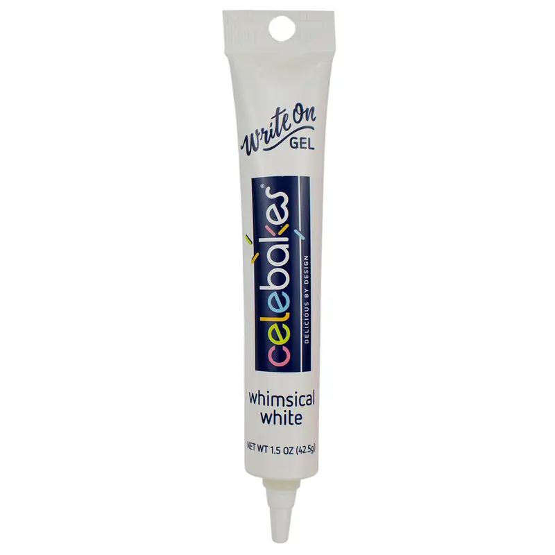 Whimsical White Edible Write-On Gel – 1.5 Oz 1