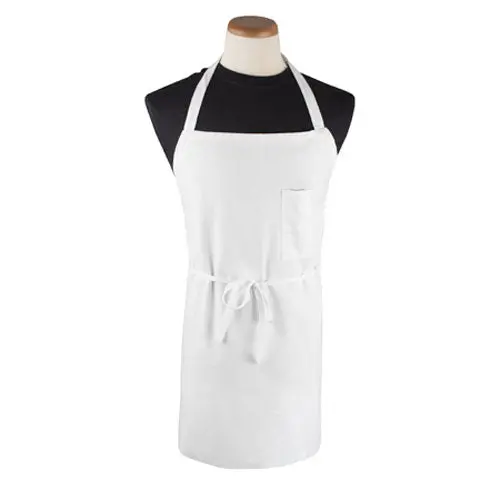 White Culinary Essentials Bib Apron (Model 859400) 1