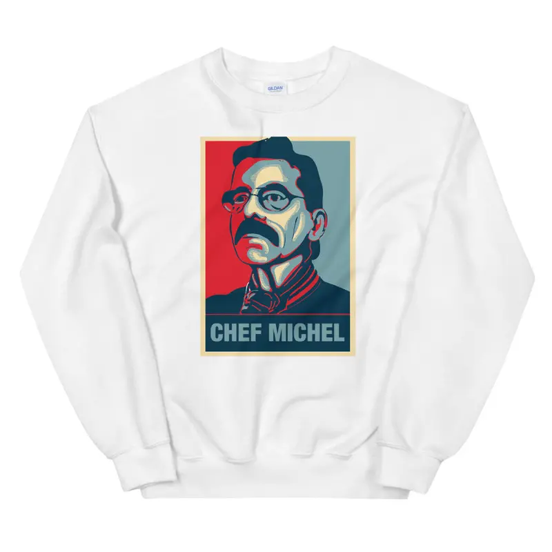 White "Culinary Revolution" Sweater 1