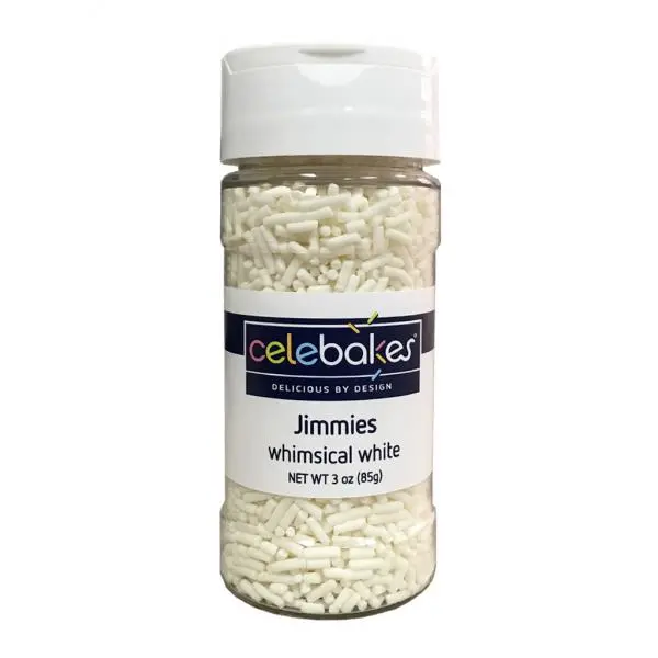 White Nonpareils (Jimmies) – 3.2 Oz 1