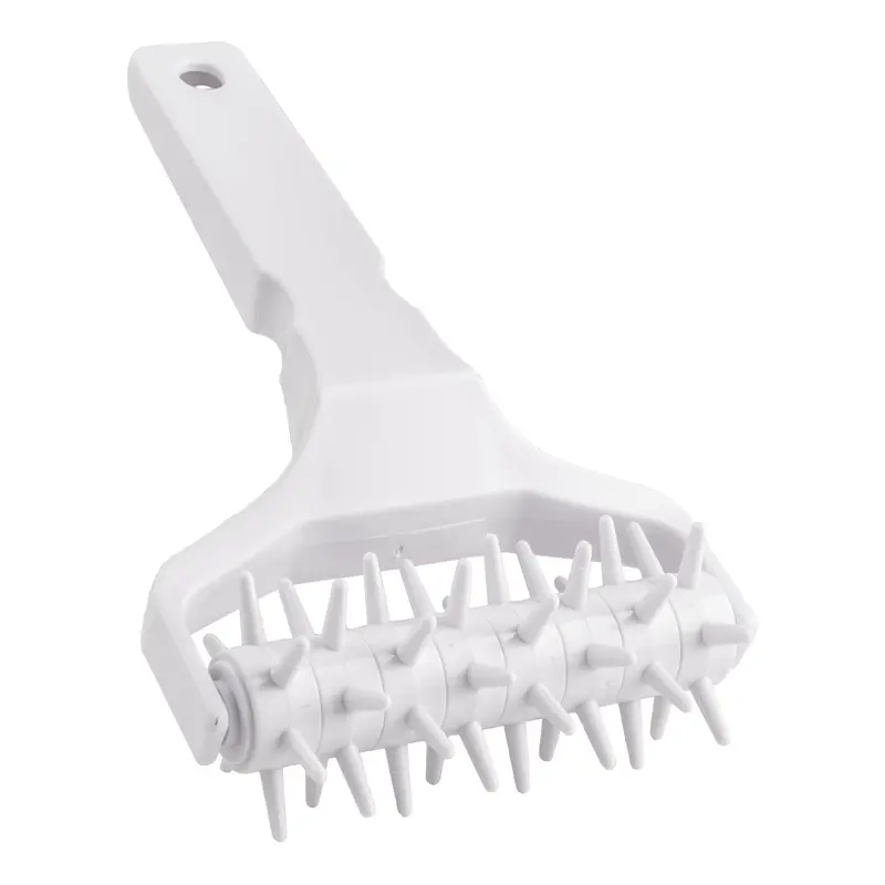 White Plastic Dough Docker Roller By American Metalcraft 1
