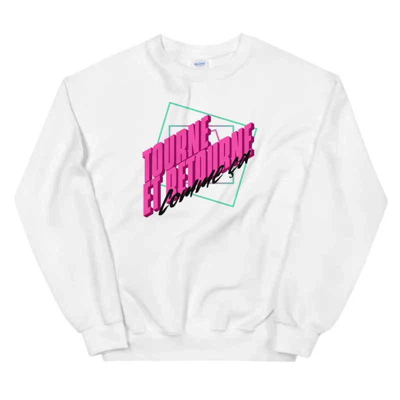 White "Tourne Et Retourne" Sweater 1