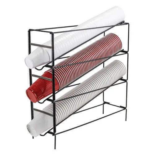 Winco 3-Tier Cup Dispenser Rack For Commercial Use 1