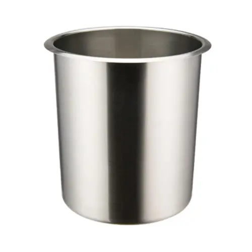 Winco Bam-3.5 3.5-Quart Stainless Steel Bain Marie Pan (7.25" × 7") 1