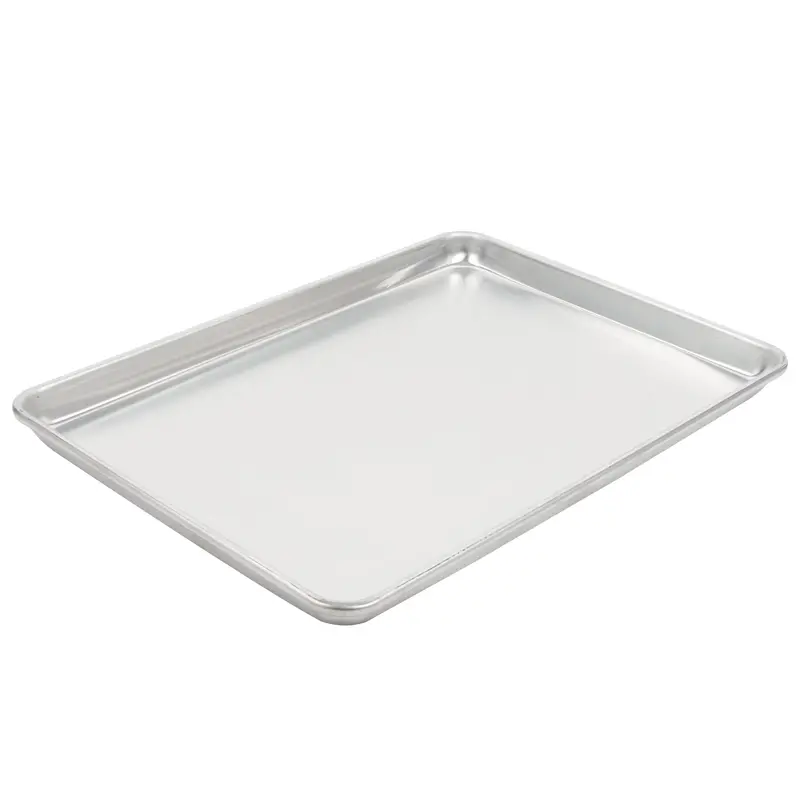 Wire-Rimmed 18-Gauge Vollrath Wear-Ever Heavy-Duty Bun Pan 1