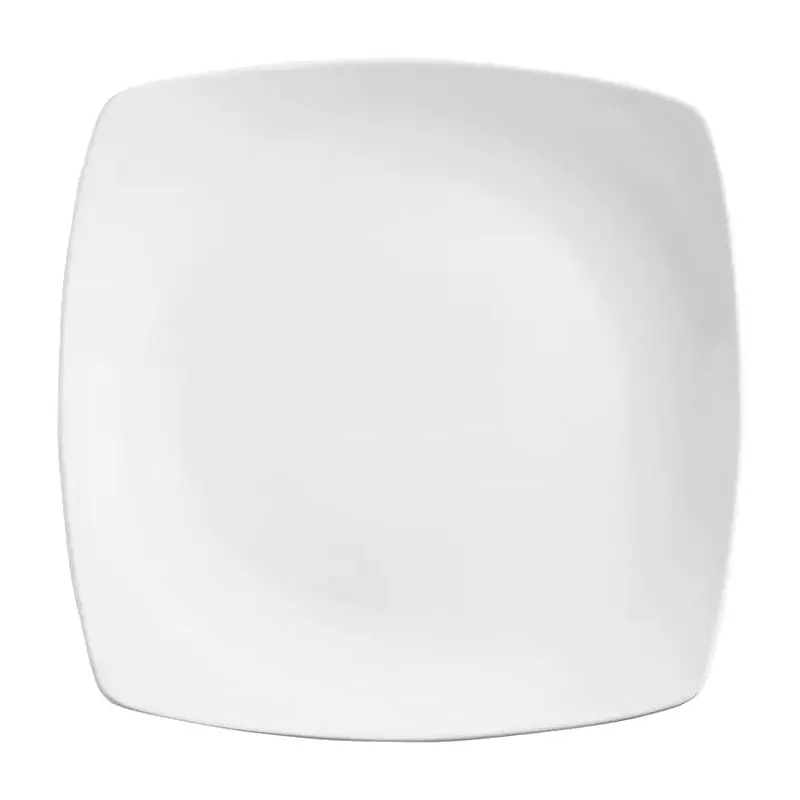 Wti 840-463S Porcelana Square Coupe Plate – 8" Compact Square Serving Plate (Pack Of 6) 1