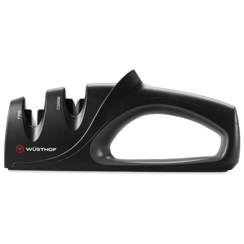 Wüsthof 2-Stage Pull-Through Knife Sharpener – Black 1