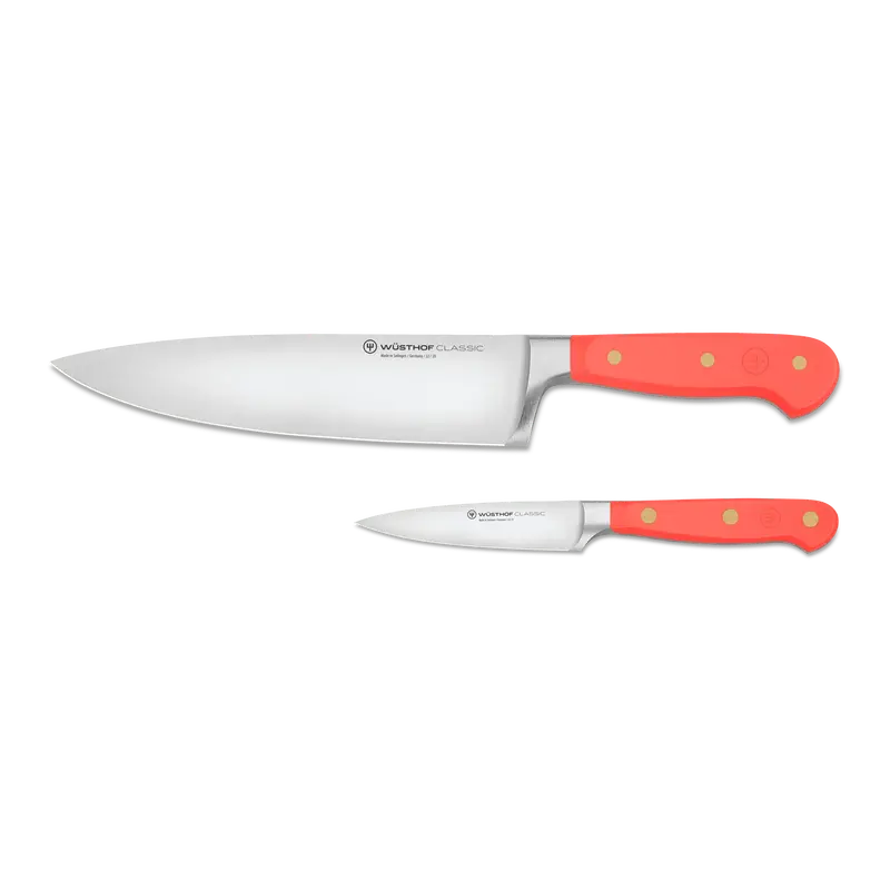 Wüsthof Classic Coral Peach 2-Piece Starter Knife Set 1