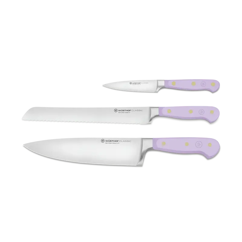 Wusthof Classic Purple Yam 3-Piece Essential Knife Collection 1