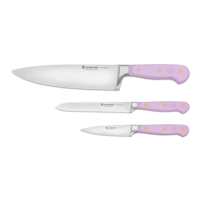 Wusthof Classic Purple Yam 3-Piece Utility Knife Collection 1