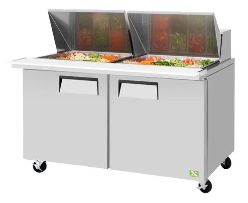 Xst-60-24-N Mega Top 24-Pan Sandwich Prep Table – Refrigeration X 1
