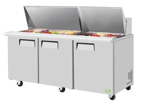 Xst-72-30-N Mega Top 30-Pan Sandwich Prep Table – Refrigeration X 1