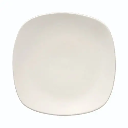 Ziena Cream Square Stoneware Plate – 9" X 9", Set Of 12 1