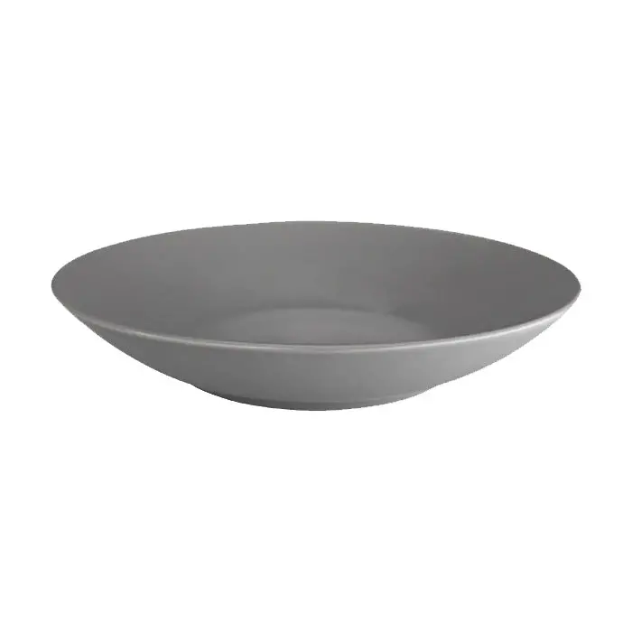 Ziena Gris Azul Deep Coupe Stoneware Plate – 18 Oz, Set Of 12 1