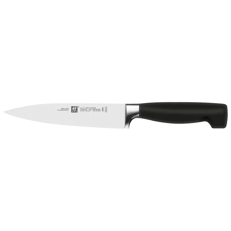 Zwilling Four Star 6-Inch Black Utility Knife – Final Sale 1
