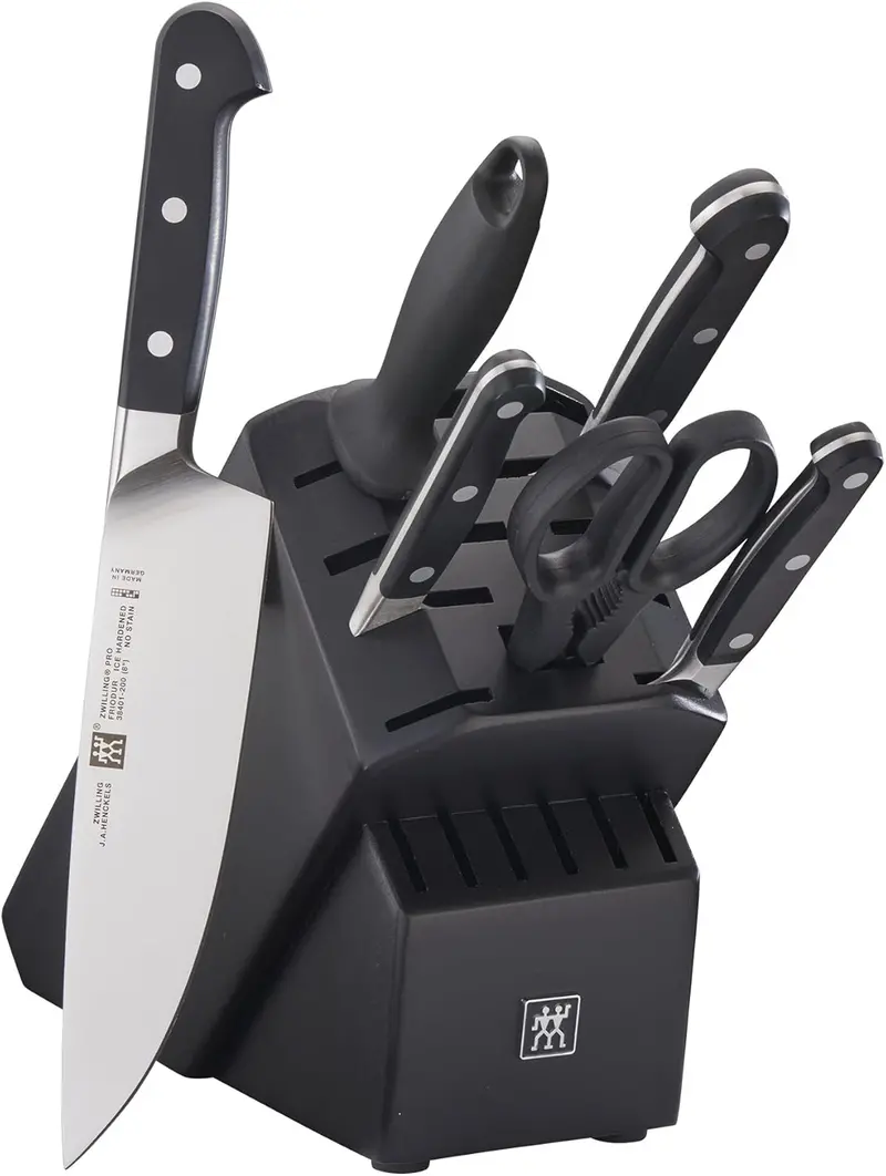 Zwilling Pro Knife Block Set – 7-Piece Premium Forged Collection 1