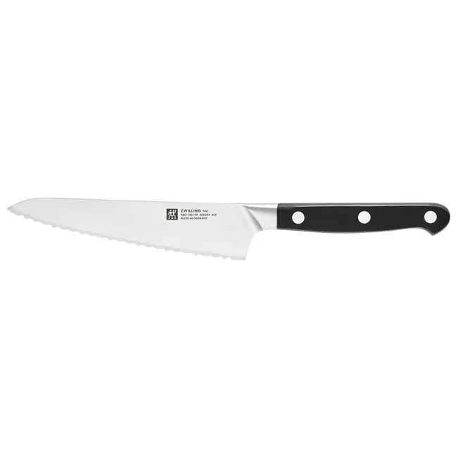 Zwilling Pro Serrated Prep Knife – 5.5-Inch Fine-Toothed Edge For Delicate Tasks 1