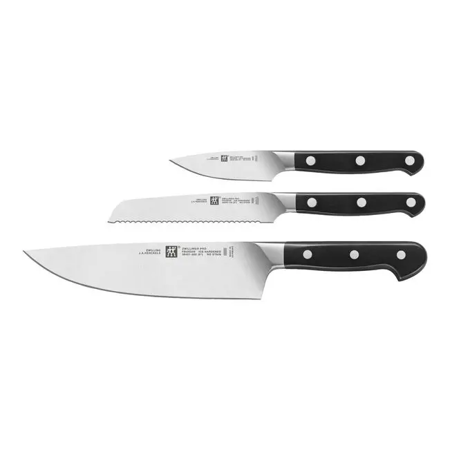 Zwilling Pro Starter Knife Set – 3-Piece Essential Kitchen Essentials 1