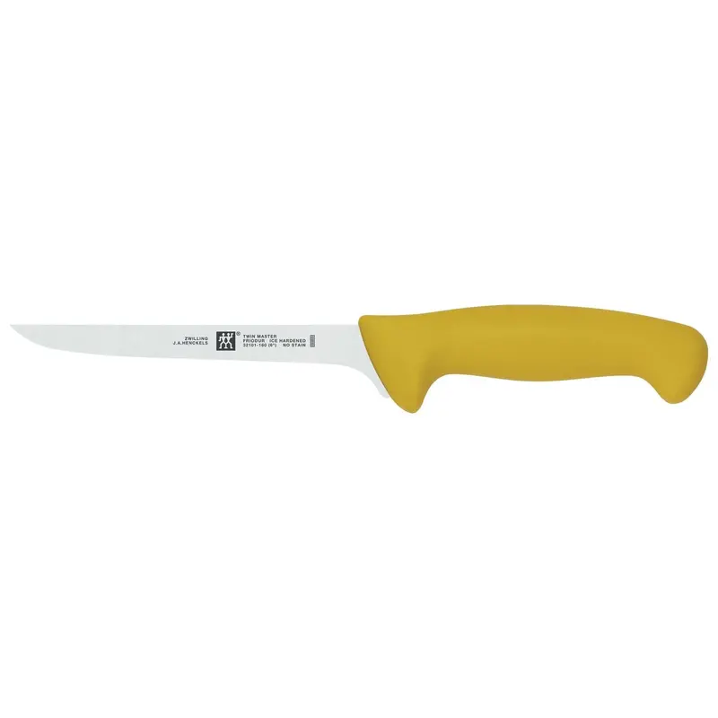 Zwilling Twin Master Flexible Yellow Boning Knife – 6.5-Inch Curved Tip 1