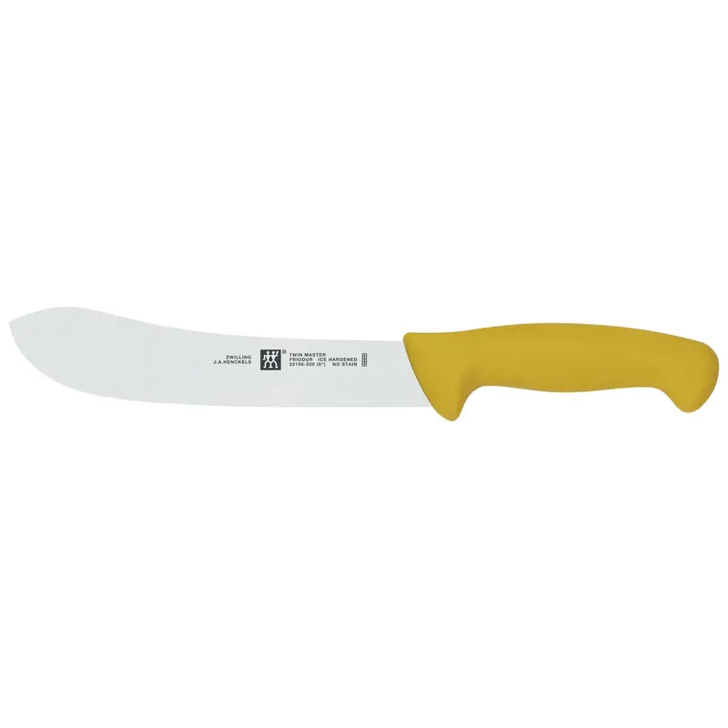 Zwilling Twin Master Yellow Full-Size Butcher Knife – Heavy-Duty Cleaver Style 1