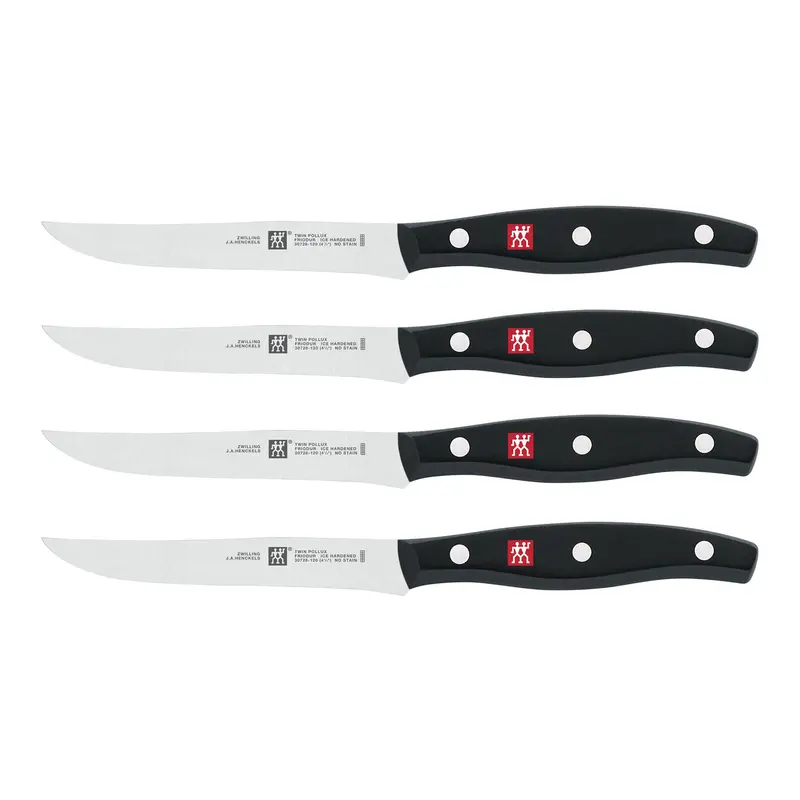 Zwilling Twin Signature Steak Knife Set – 4-Piece Polished Stainless 1
